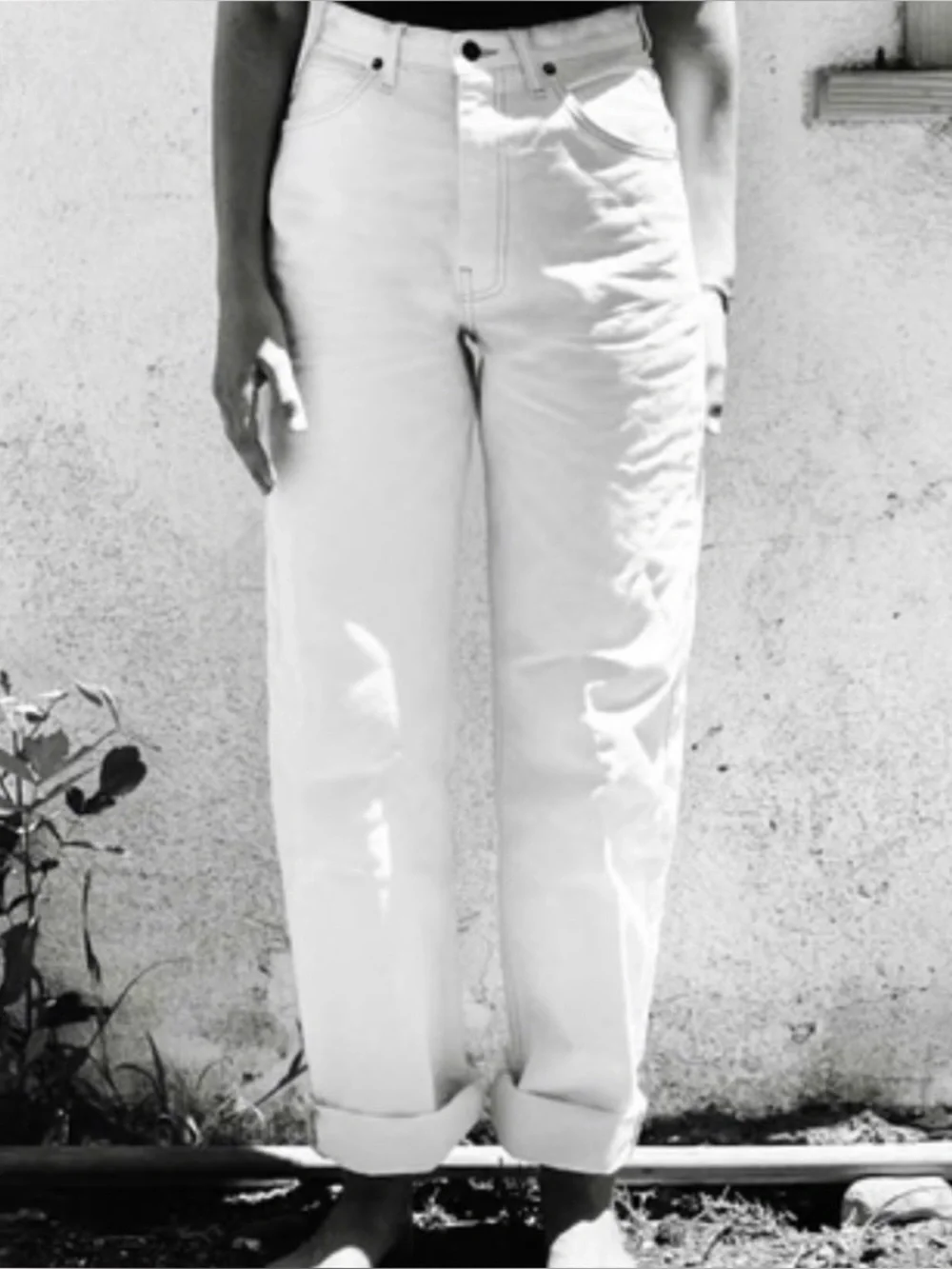 Imogene and Willie Augusta pant - white wash canvas - Picture 1 of 6
